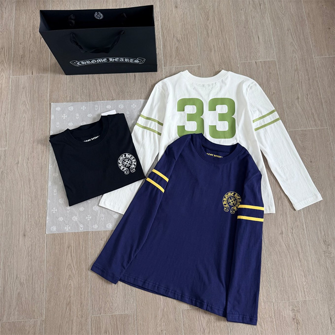 chrome hearts 33 graphic longsleeve t-shirt